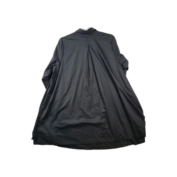 Old Navy 100% Cotton Black LS Knee Length Shirt Dress Women's Plus 3X - Picture 6 of 12